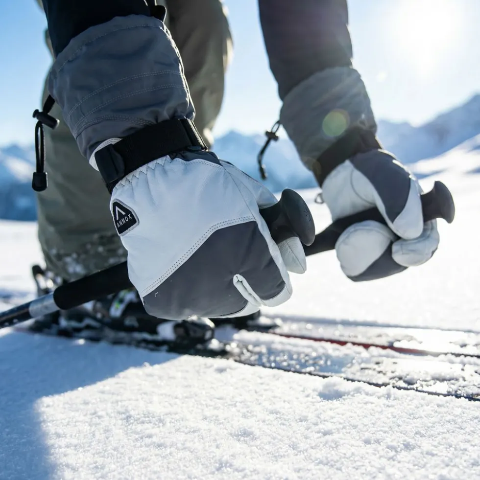 Annox Alpine Leather Ski Gloves