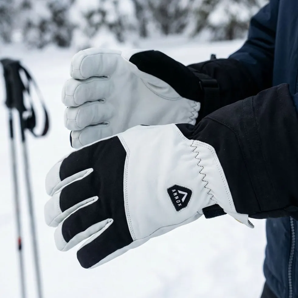 Annox Alpine Leather Ski Gloves