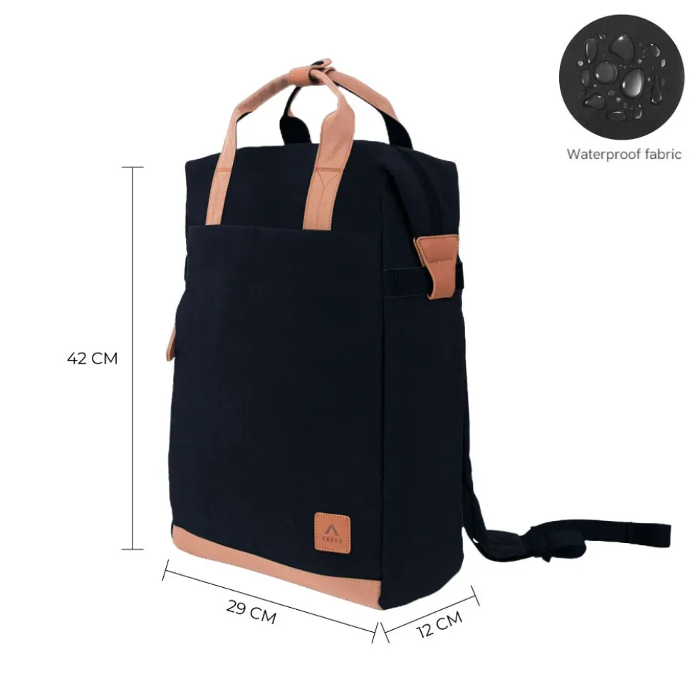 Annox Follow Your Passion Backpack – Water-repellent backpack in upcycled material