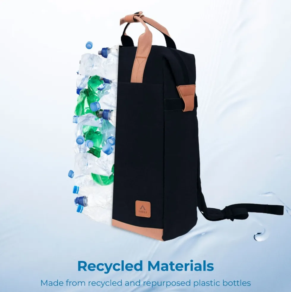 Annox Follow Your Passion Backpack – Water-repellent backpack in upcycled material