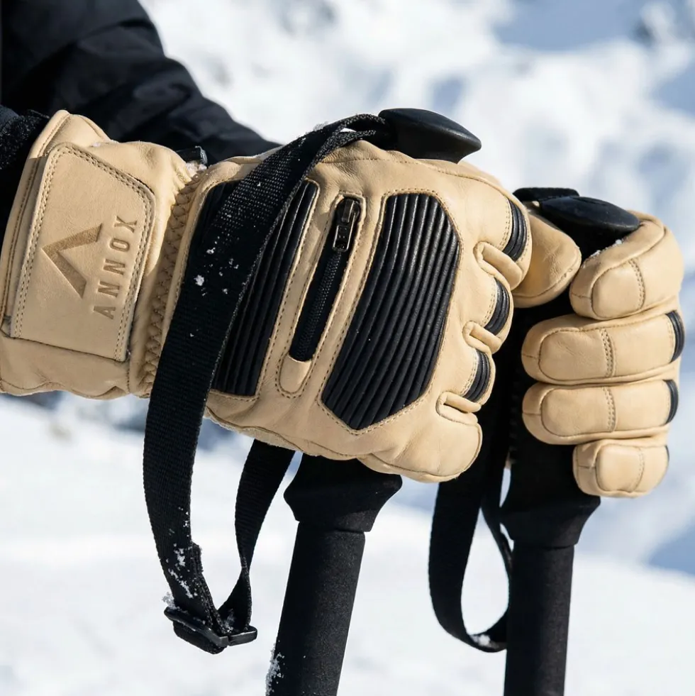 Annox Infinity Leather Ski Gloves