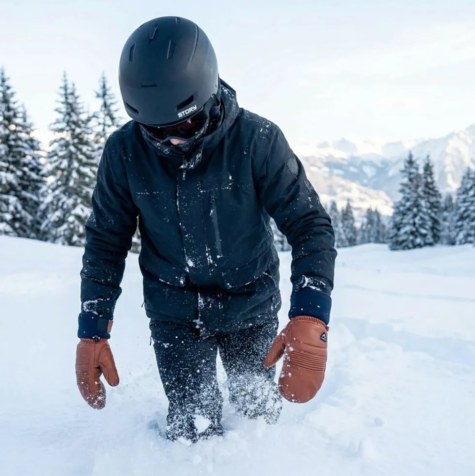 Annox Infinity Leather Ski Gloves
