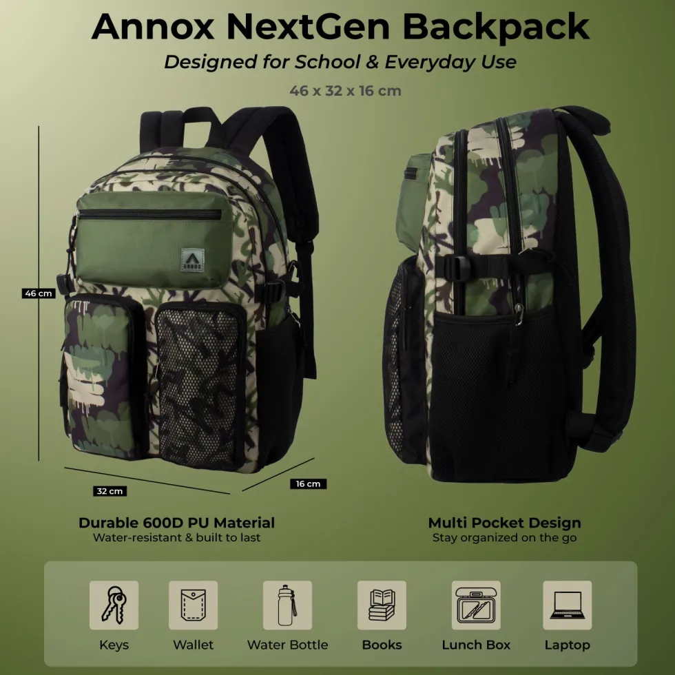 Annox NextGen Backpack – multifunctional backpack