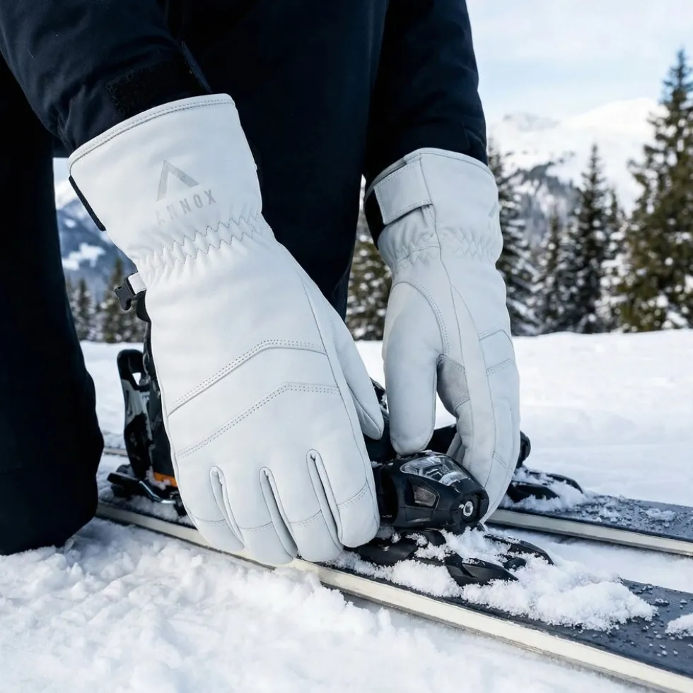 Annox Next Leather Ski Gloves