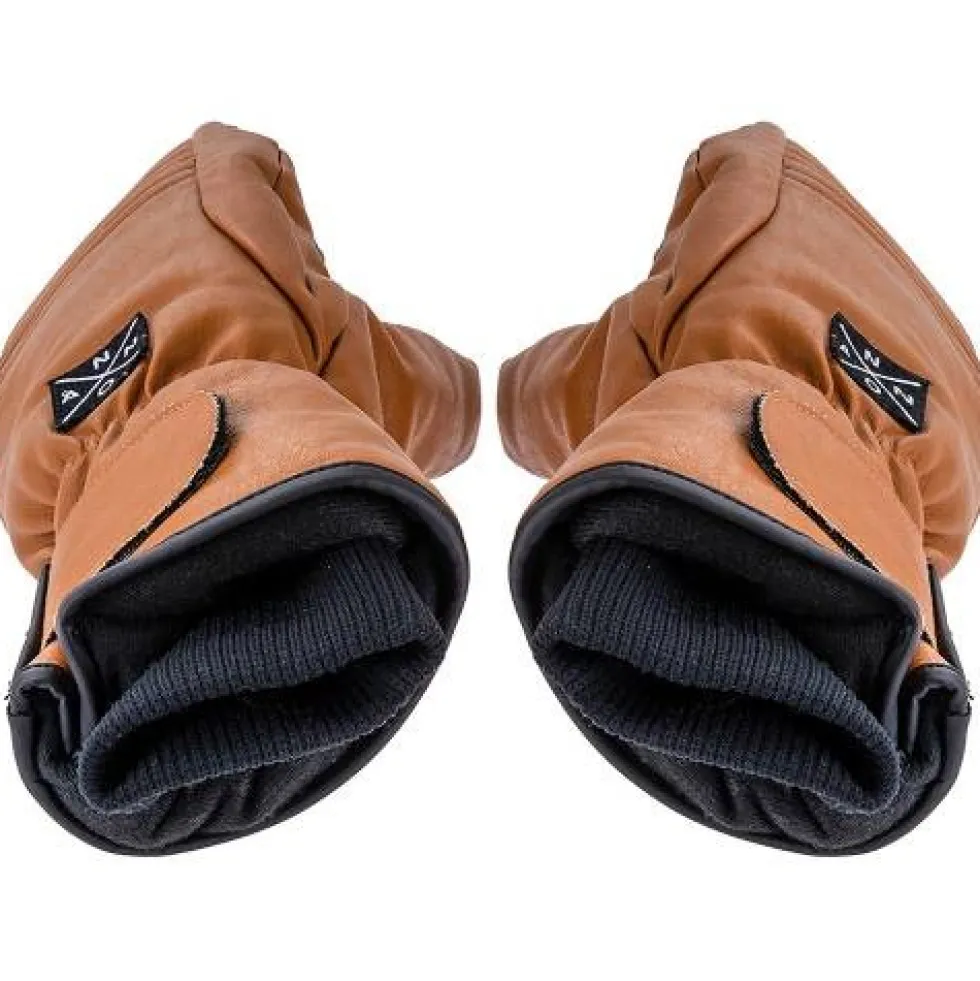 Annox Peak Leather Ski Gloves
