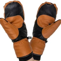 Annox Peak Leather Ski Gloves