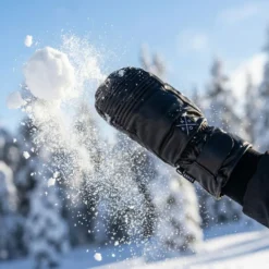 Annox Peak Leather Ski Gloves