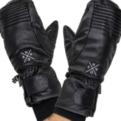 Annox Peak Leather Ski Gloves