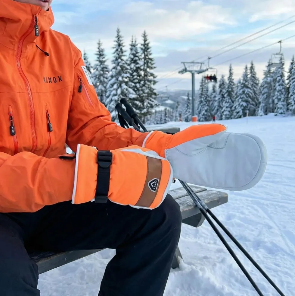 Annox Session Leather Ski Gloves