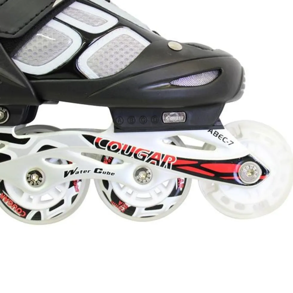 Cougar Kids Adjustable Inline Skates LED
