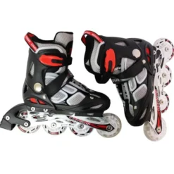 Cougar Kids Adjustable Inline Skates LED