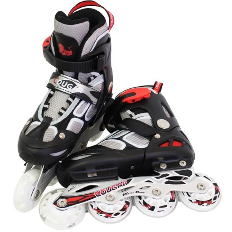 Cougar Kids Adjustable Inline Skates LED