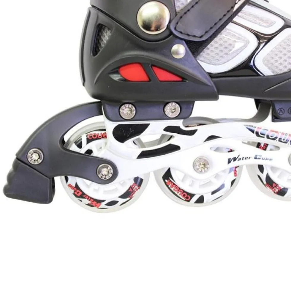 Cougar Kids Adjustable Inline Skates LED