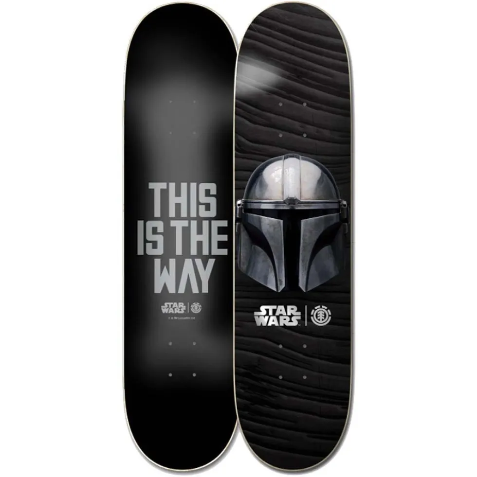 Element Mandalorian Beskar Skateboard Deck 8.25"