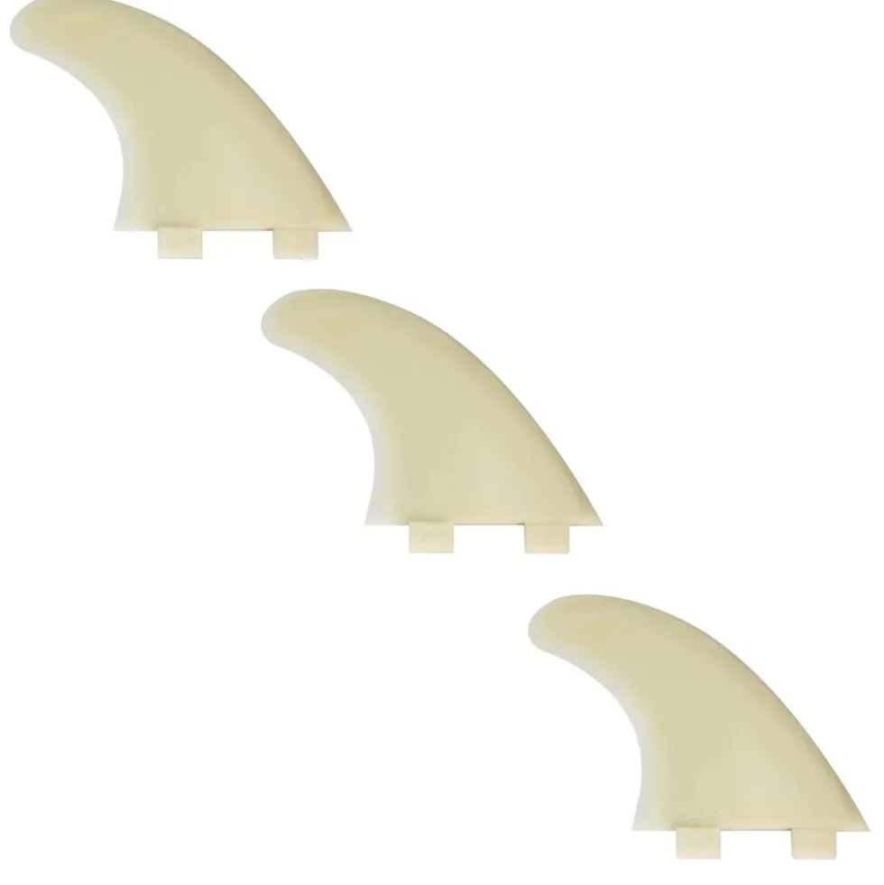 FCS II Natural Glass Tri Fins