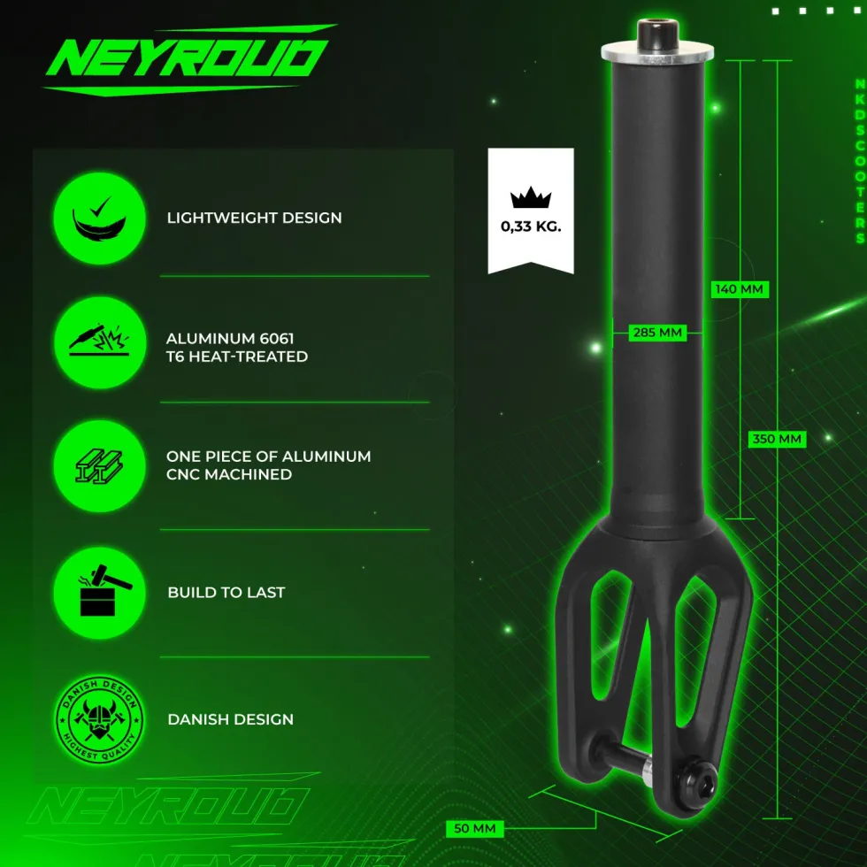 NKD Matis Neyroud Fork, Strong Fork for Trick Scooters