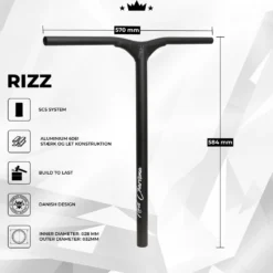 NKD Rizz Bar 580 mm – Lightweight Scooter Bar