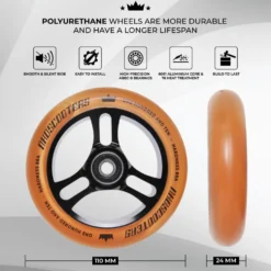 NKD RIZZ Pro Scooter Wheels