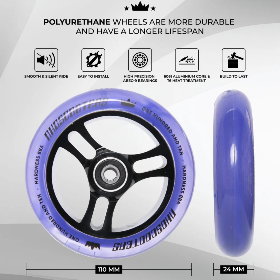 NKD RIZZ Pro Scooter Wheels