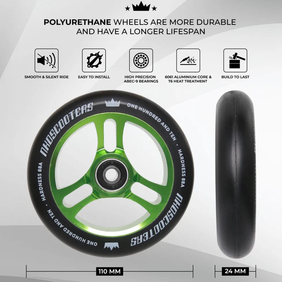 NKD RIZZ Pro Scooter Wheels