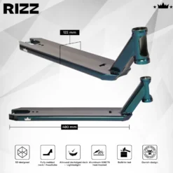 NKD Rizz Scooter Deck – Lightweight & Durable 510mm Deck