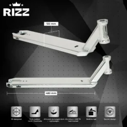 NKD Rizz Scooter Deck – Lightweight & Durable 510mm Deck