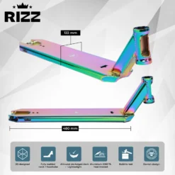 NKD Rizz Scooter Deck – Lightweight & Durable 510mm Deck