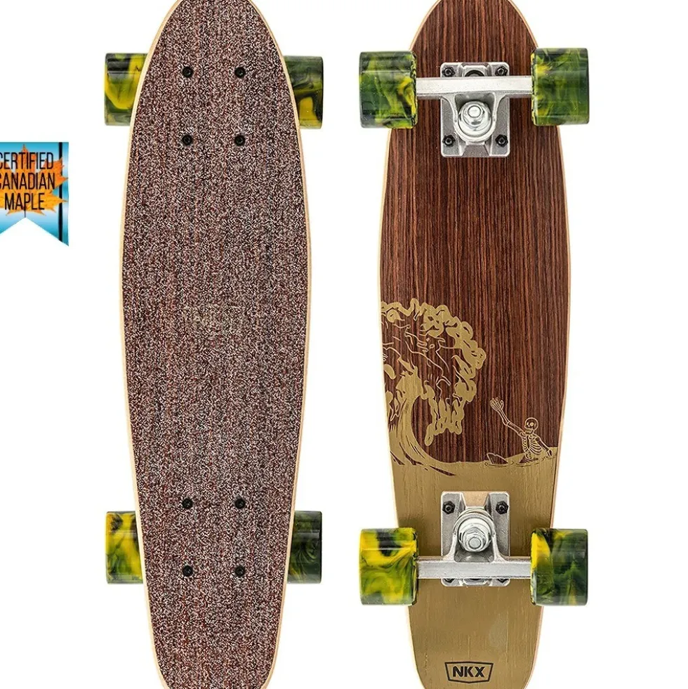 NKX Bones Mini Cruiser Skateboard 22"