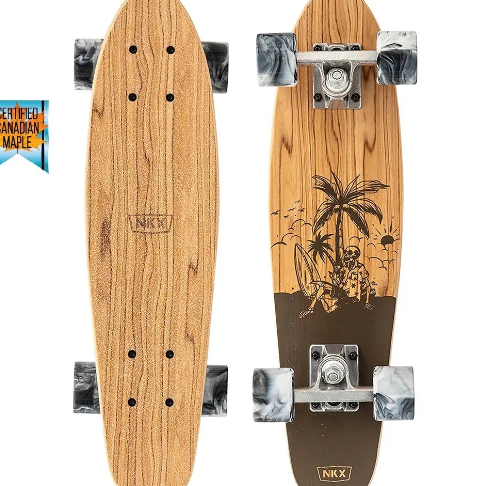 NKX Bones Mini Cruiser Skateboard 22"