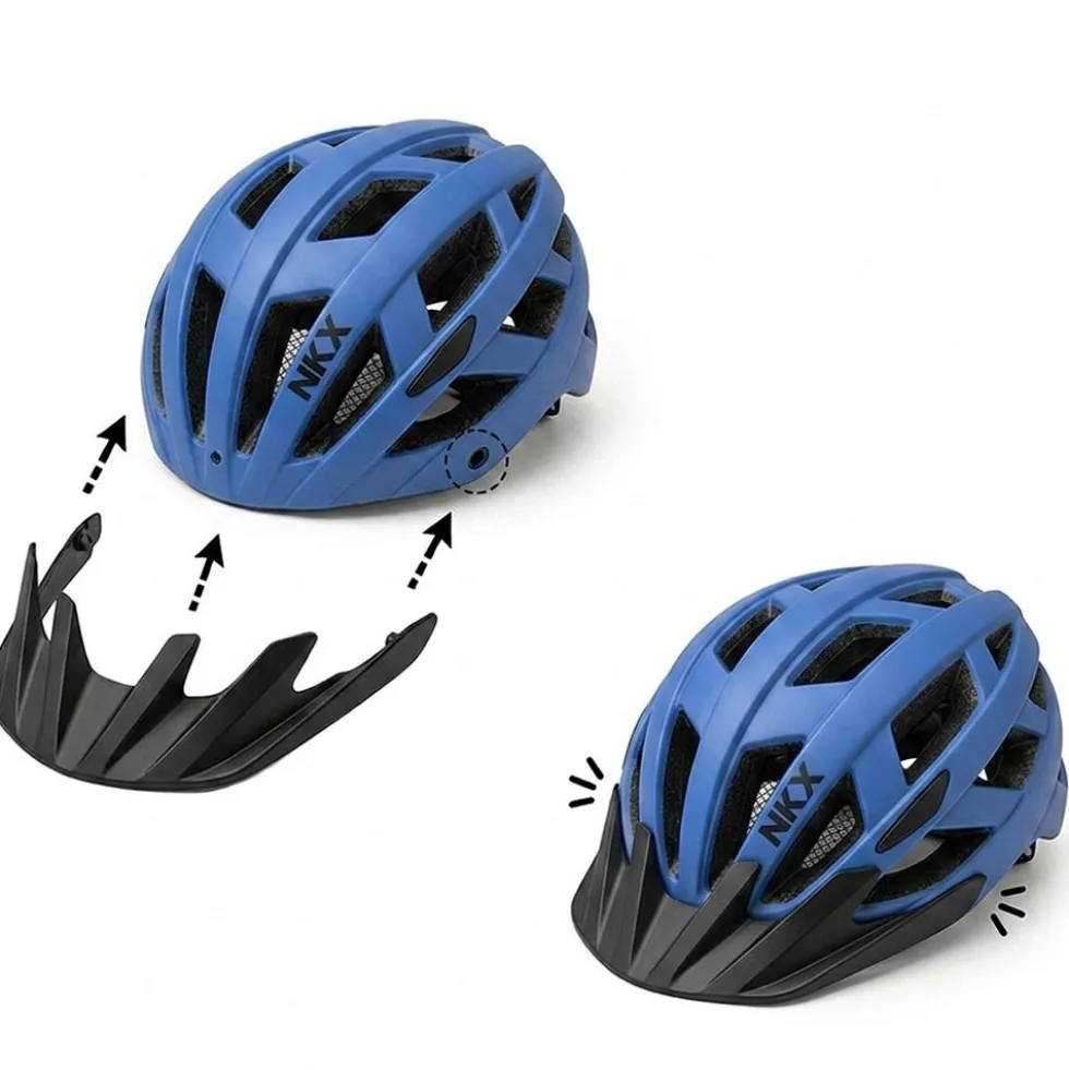 NKX City LED Bicycle Helmet with built-in light