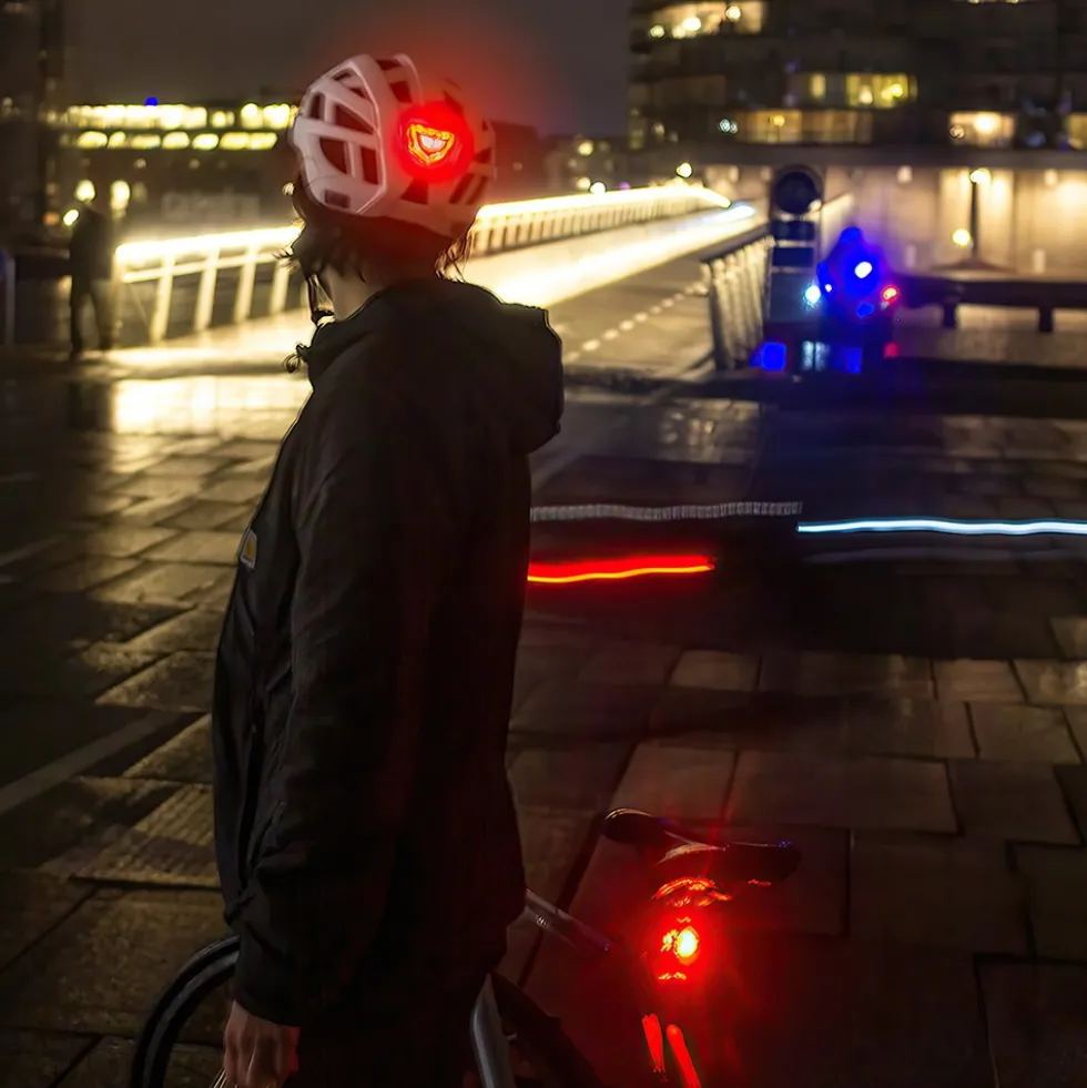 NKX City LED Bicycle Helmet with built-in light