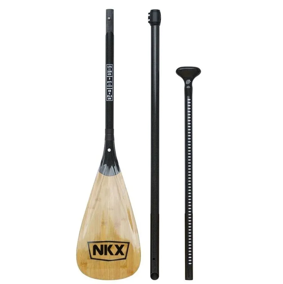 NKX Dream Bamboo/Carbon SUP Paddle 3-Piece