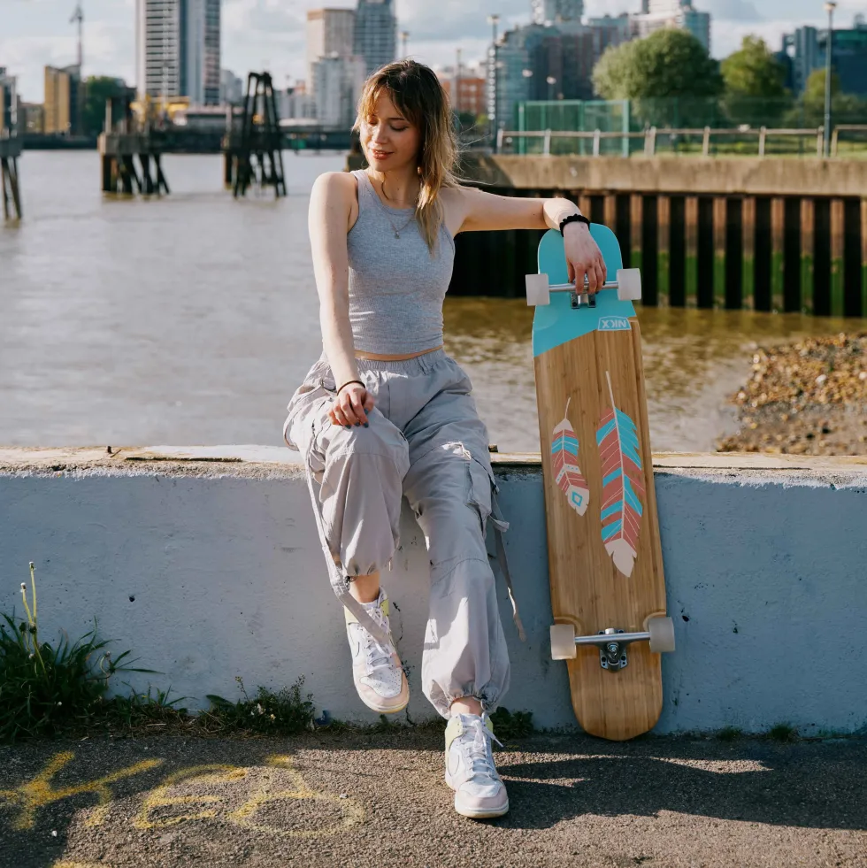 NKX Feather Dancing Longboard