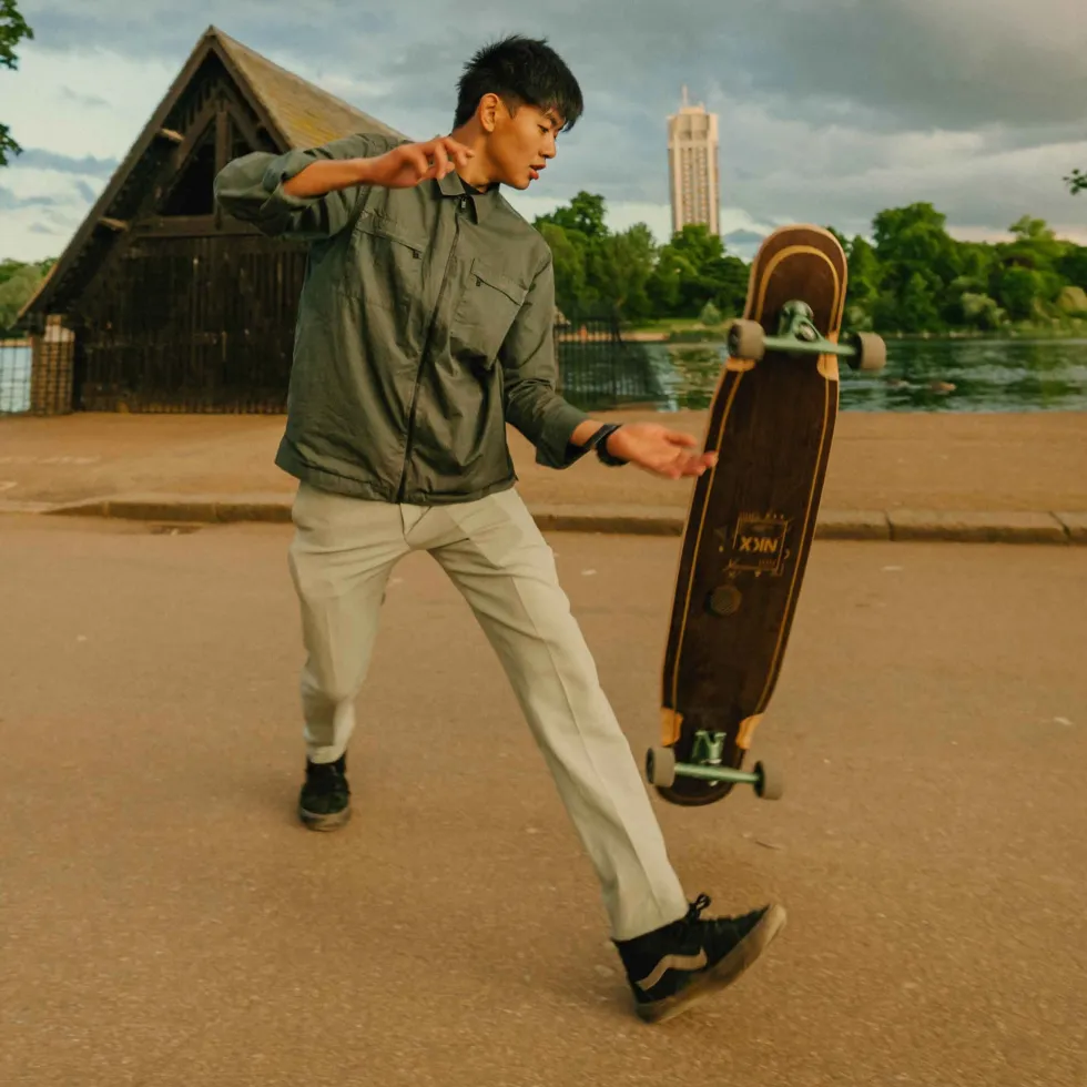 NKX Geometric Dancing Longboard