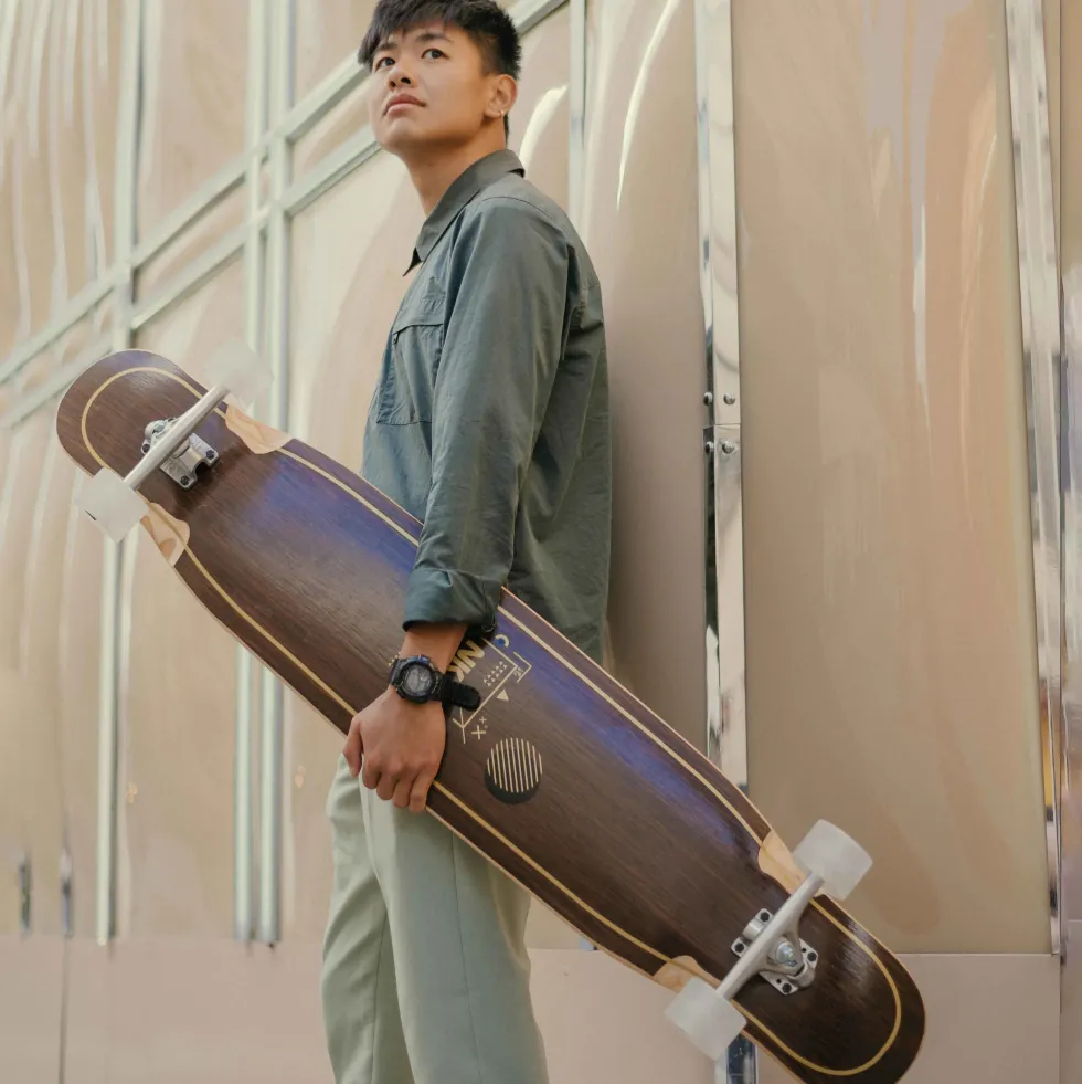 NKX Geometric Dancing Longboard