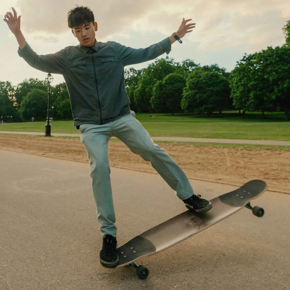 NKX Geometric Dancing Longboard