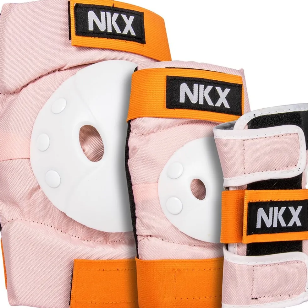 NKX Kids 3-Pack Pro Protective Gear - Knee Pads, Elbow Pads and Wrist Guards