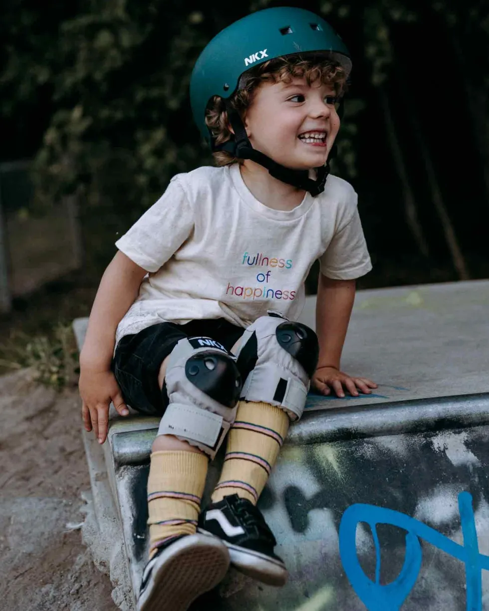 NKX Kids 3-Pack Pro Protective Gear - Knee Pads, Elbow Pads and Wrist Guards
