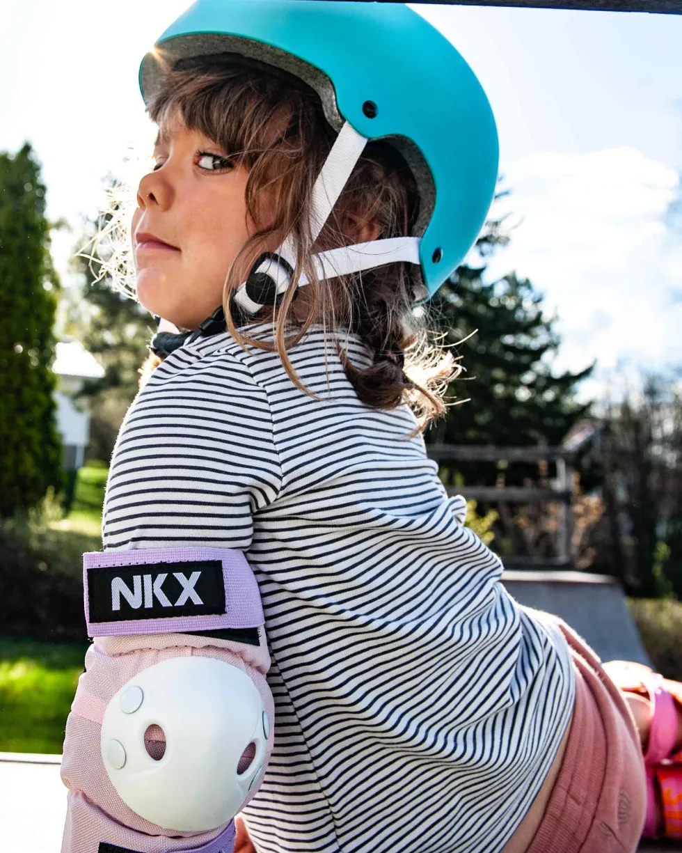 NKX Kids 3-Pack Pro Protective Gear - Knee Pads, Elbow Pads and Wrist Guards