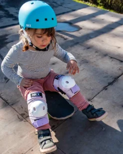 NKX Kids 3-Pack Pro Protective Gear - Knee Pads, Elbow Pads and Wrist Guards