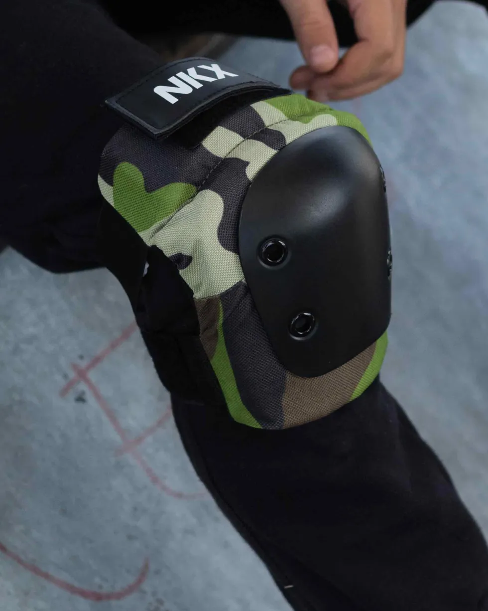 NKX 3-Pack Pro Protective Gear - Knee Pads, Elbow Pads and Wrist Guards