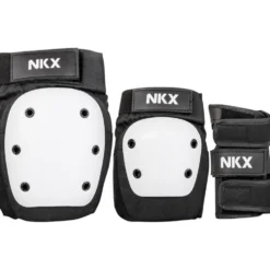 NKX 3-Pack Pro Protective Gear - Knee Pads, Elbow Pads and Wrist Guards