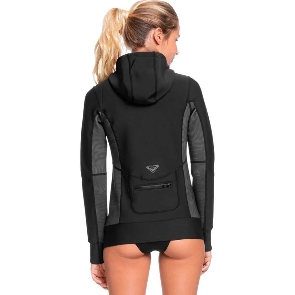 Roxy Syncro 1mm Hooded Wetsuit Jacket