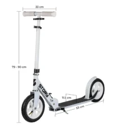 Story Civic Comfort Air-wheels Foldable Kick Scooter