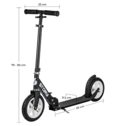 Story Civic Comfort Air-wheels Foldable Kick Scooter