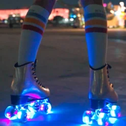Story Disco Suede Quad Roller Skates