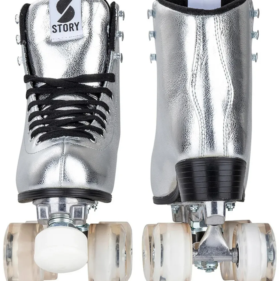Story Disco Suede Quad Roller Skates