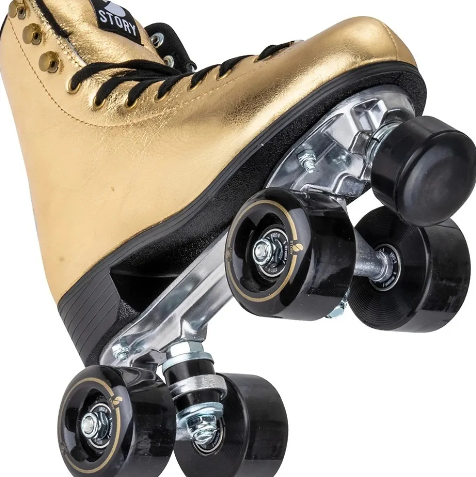 Story Disco Suede Quad Roller Skates