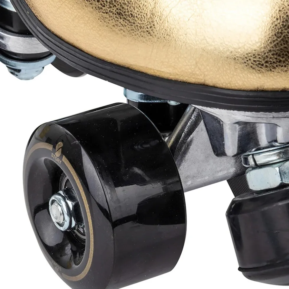 Story Disco Suede Quad Roller Skates