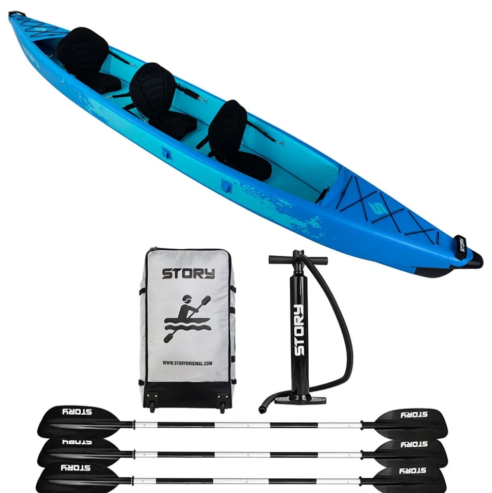 Story Division 3-Person Inflatable Kayak
